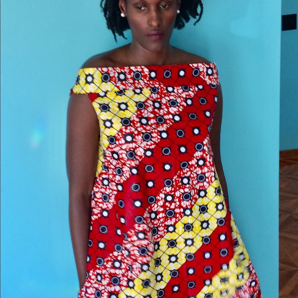 🎉❌🛑 SOLD🛑Ankara Maxi Dress🌻🌼 - Picture 3 of 5